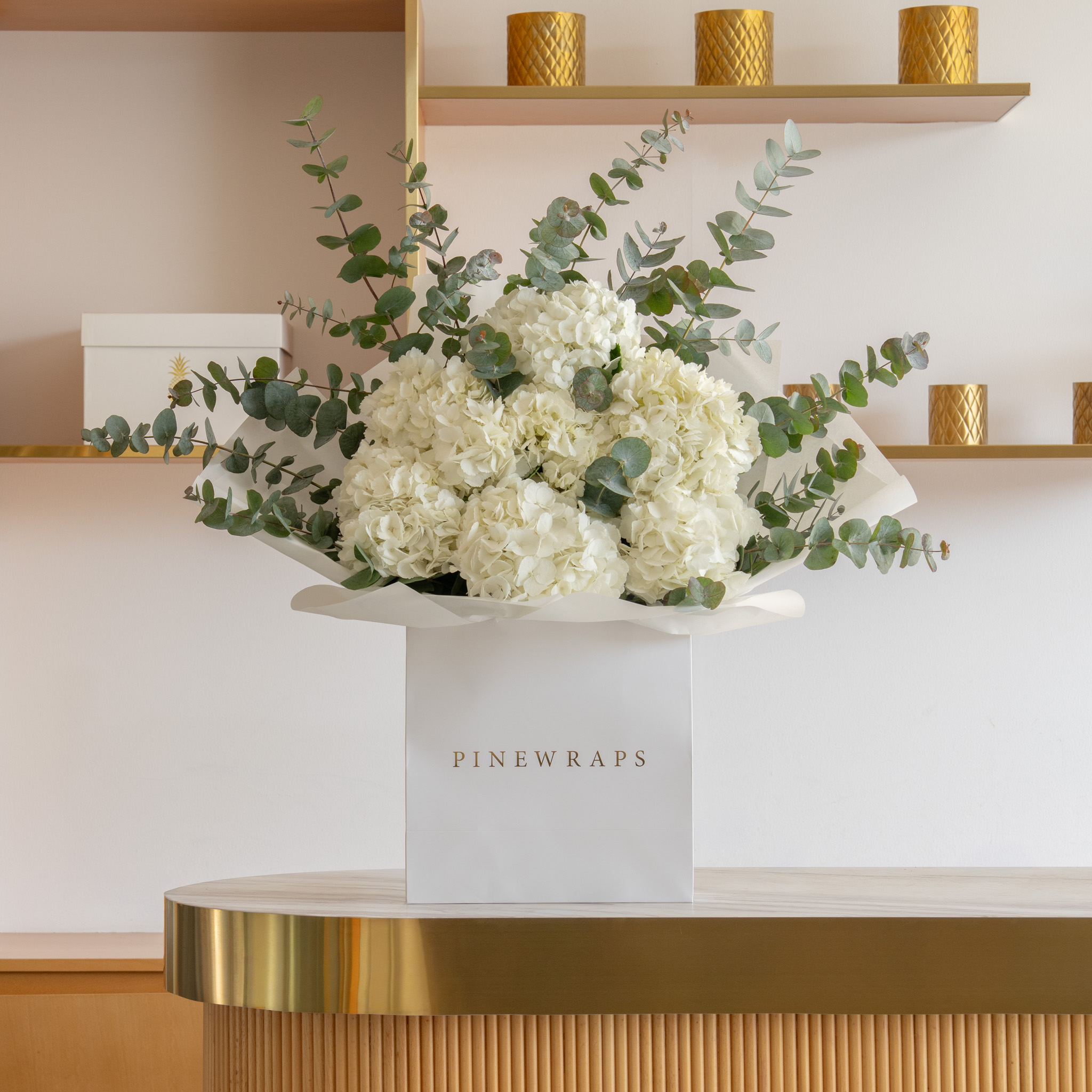 White Hydrangea Garden