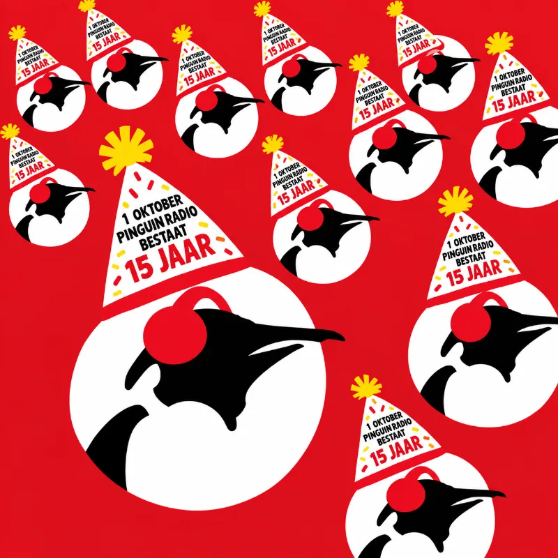 1 oktober bestaat Pinguin Radio 15 jaar: vier met ons mee