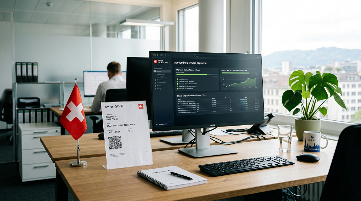 Buchhaltungssoftware wechseln in der Schweiz: Datenmigration, Kontenplan und rechtliche Vorgaben 2026