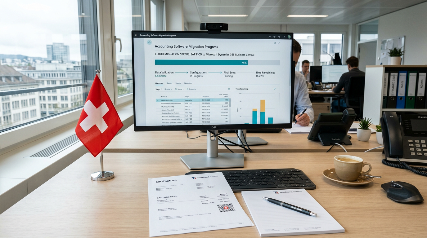 Comment changer de logiciel comptable en Suisse sans perdre ses données ni son plan comptable