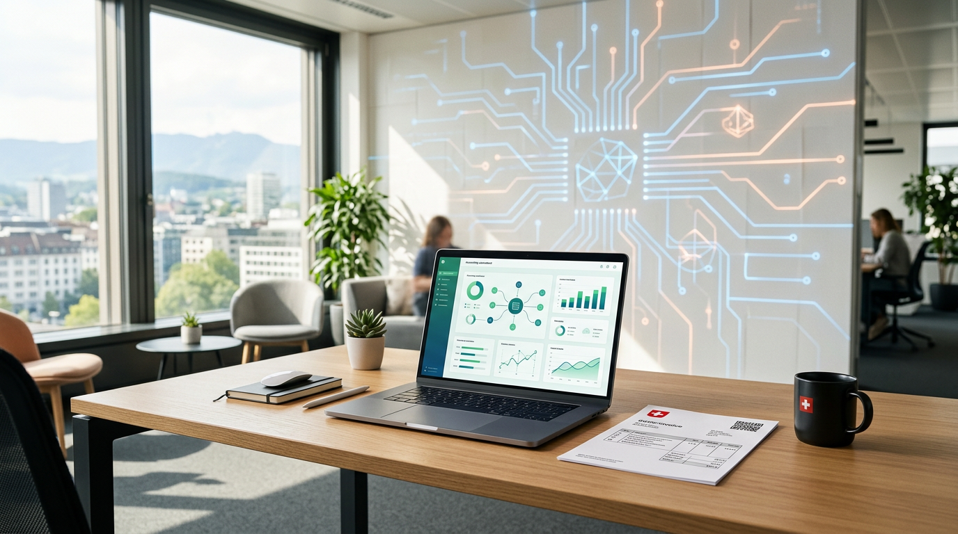KI-Buchhaltung Schweiz: Was die Tools 2026 wirklich können — und was Marketing bleibt