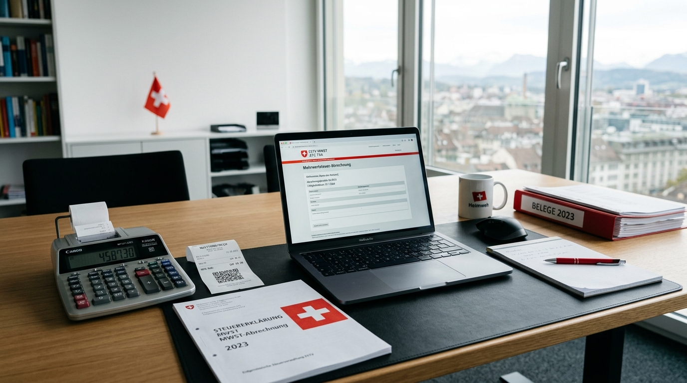 MWST-Abrechnung Schweiz: Effektive Methode oder Saldosteuersatz — Entscheidungshilfe 2026