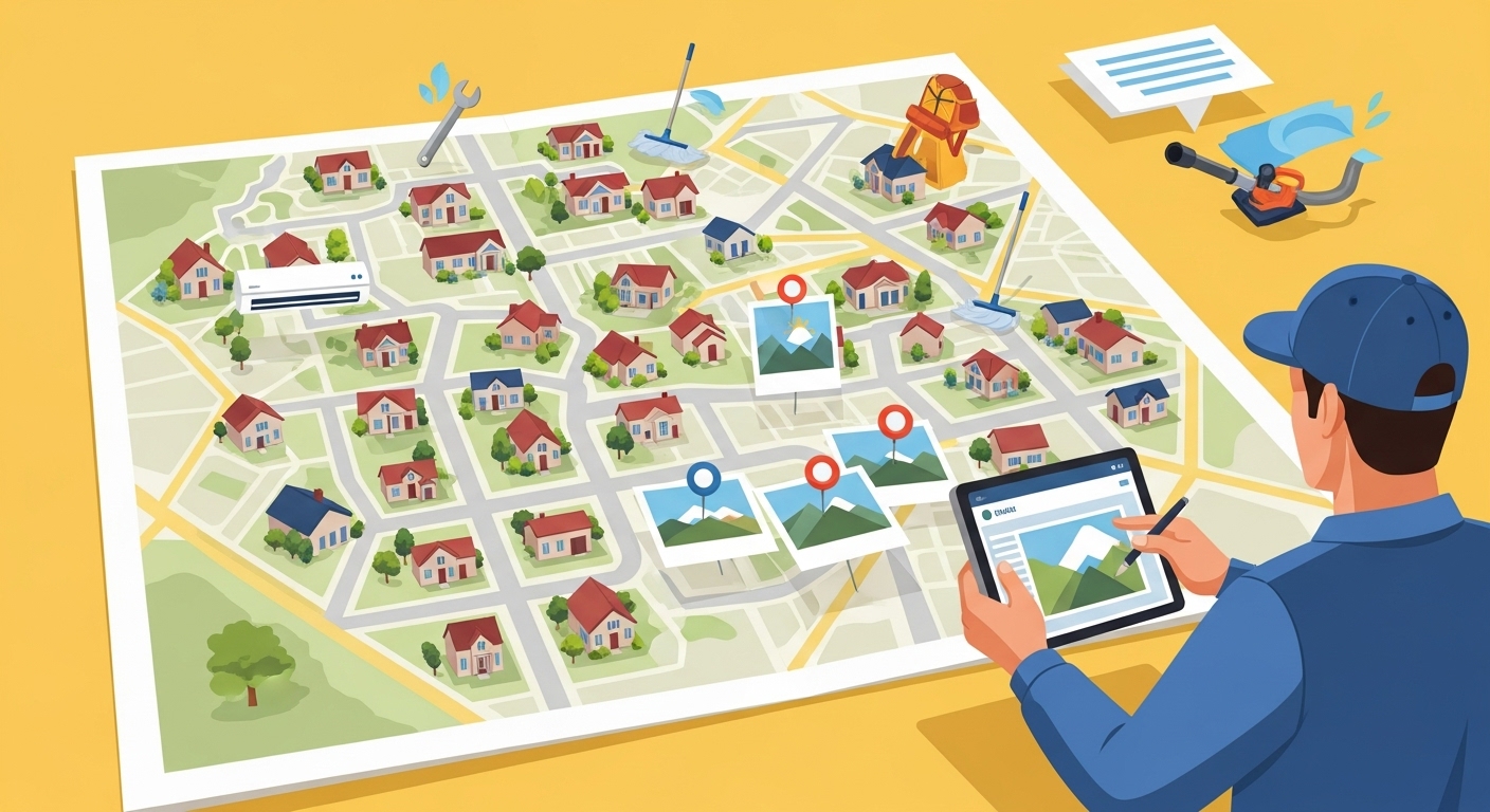 Screenshot of an embeddable jobsite map from the app
