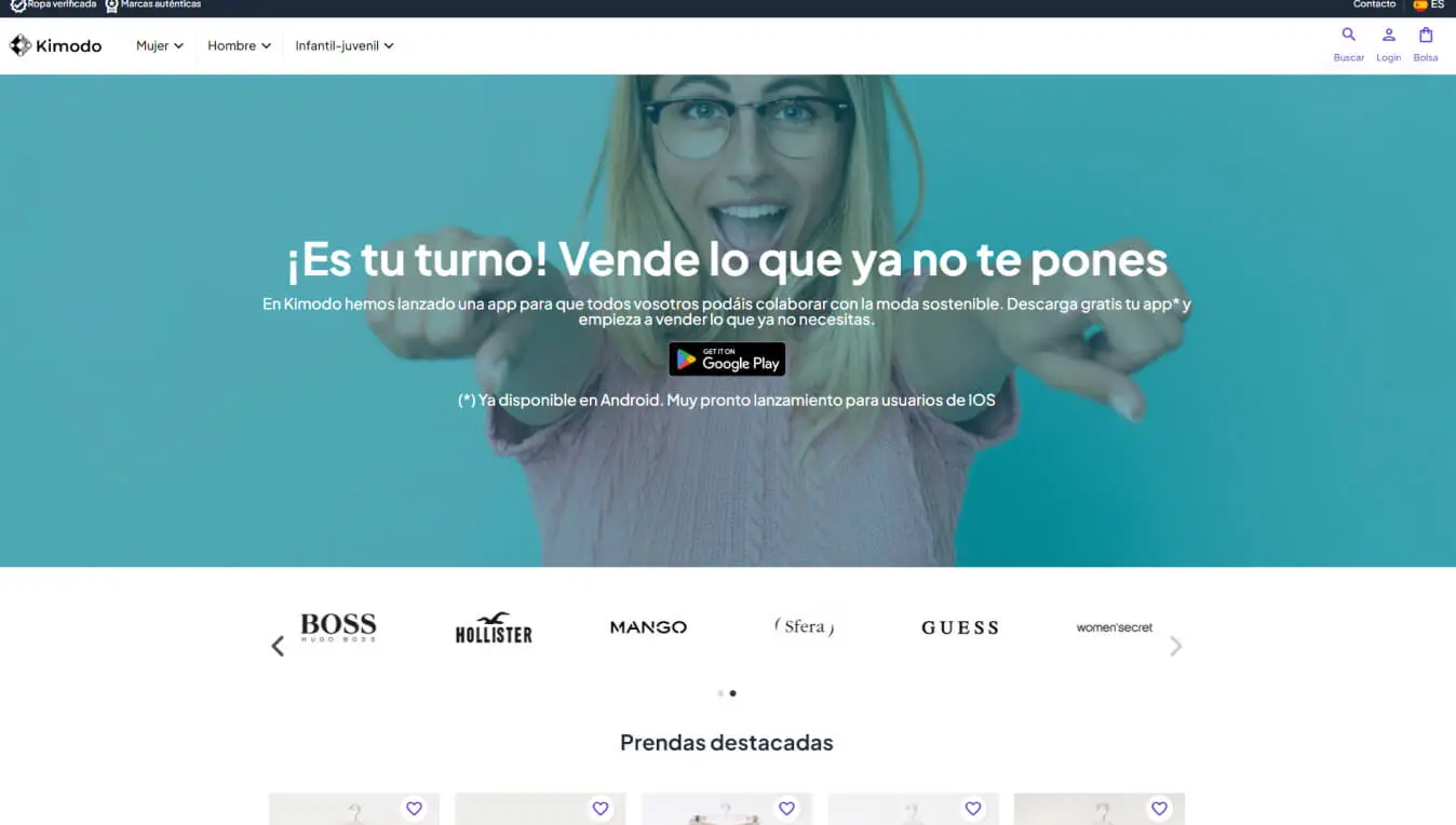 Sitio ecommerce Kimodo