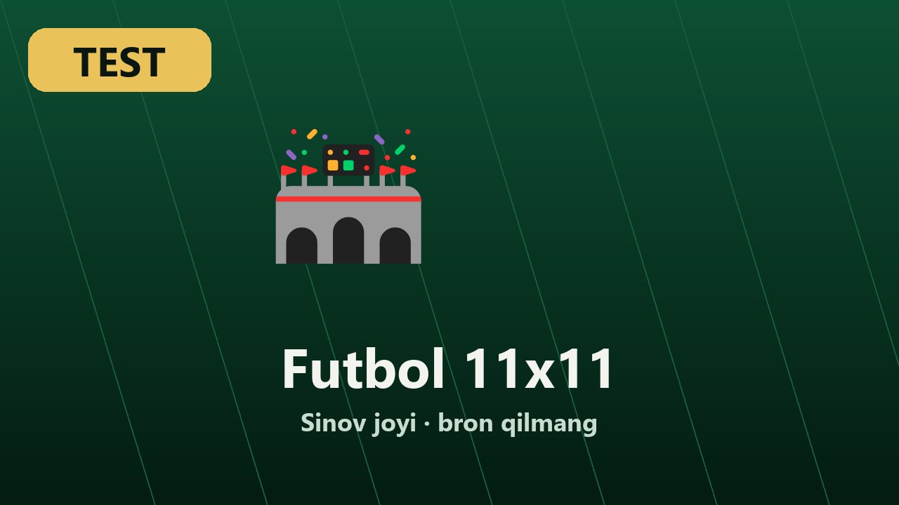 TEST · Futbol 11x11