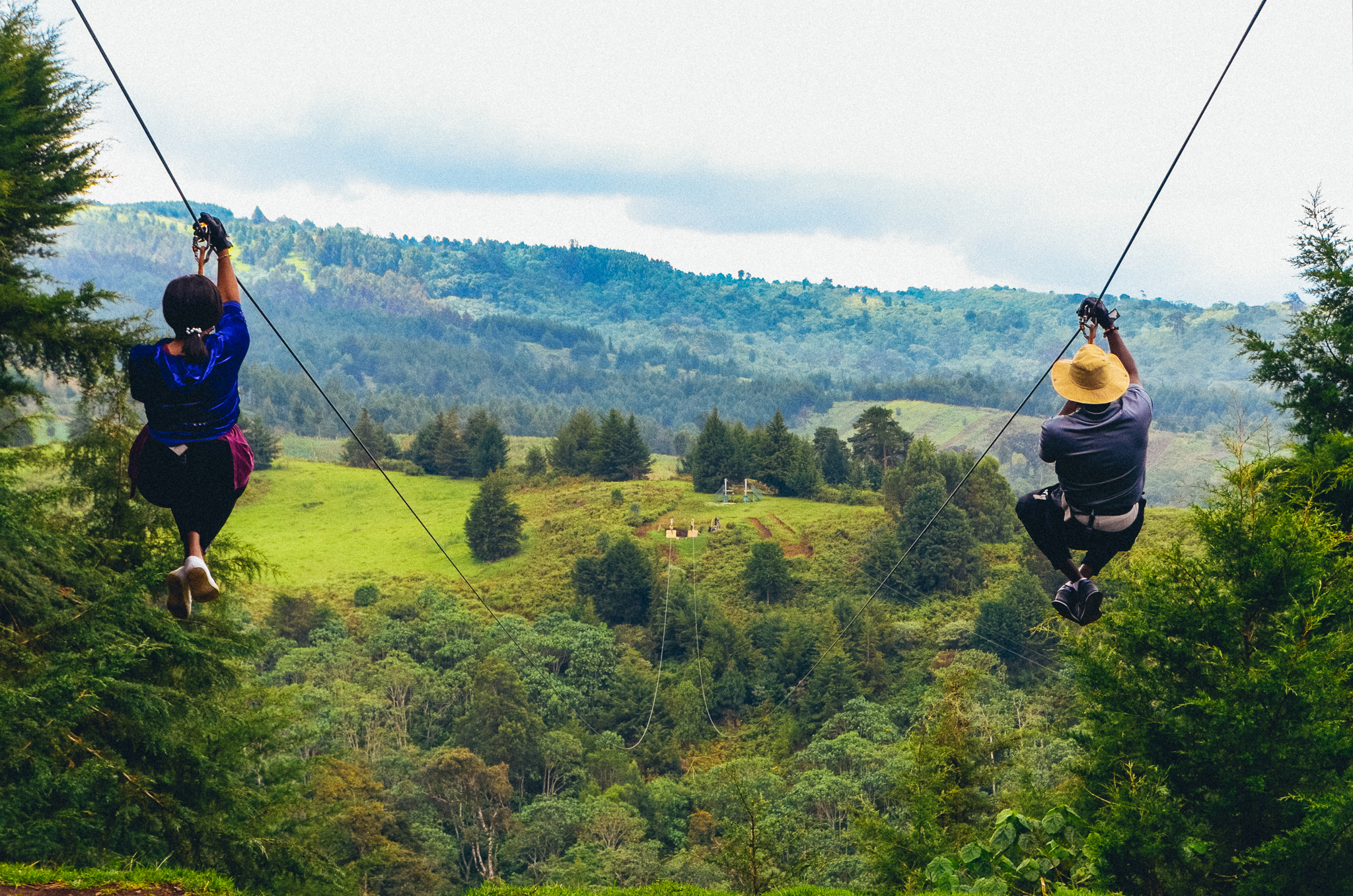 Zip Lining in Kereita Forest