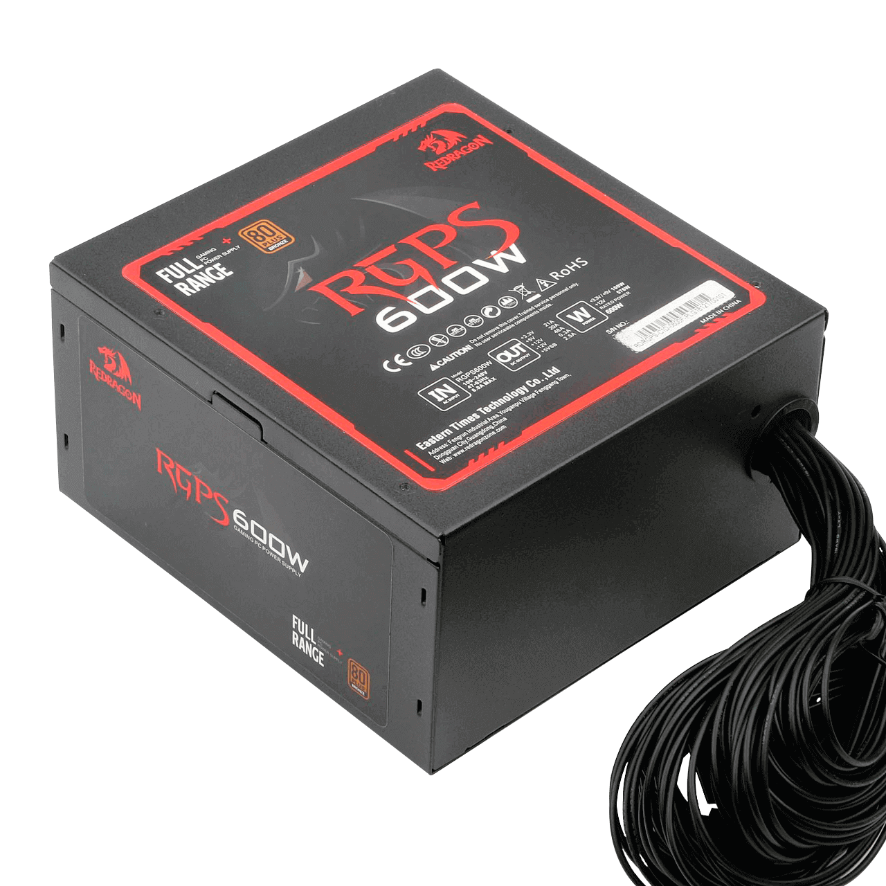 Fuente RGPS-600W 80 Plus Bronze