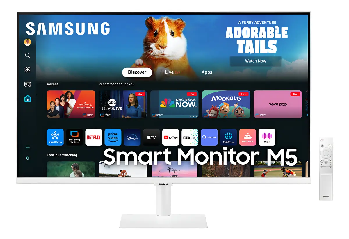 Monitor Samsung  32" M5 Blanco FHD 60hz