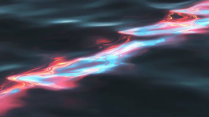 Abstract wave on ocean surface