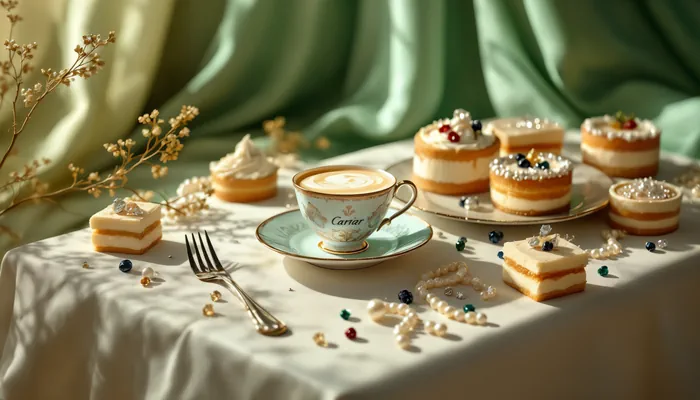 Table set for a tea party