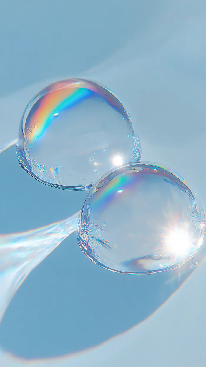 Translucent water spheres 2