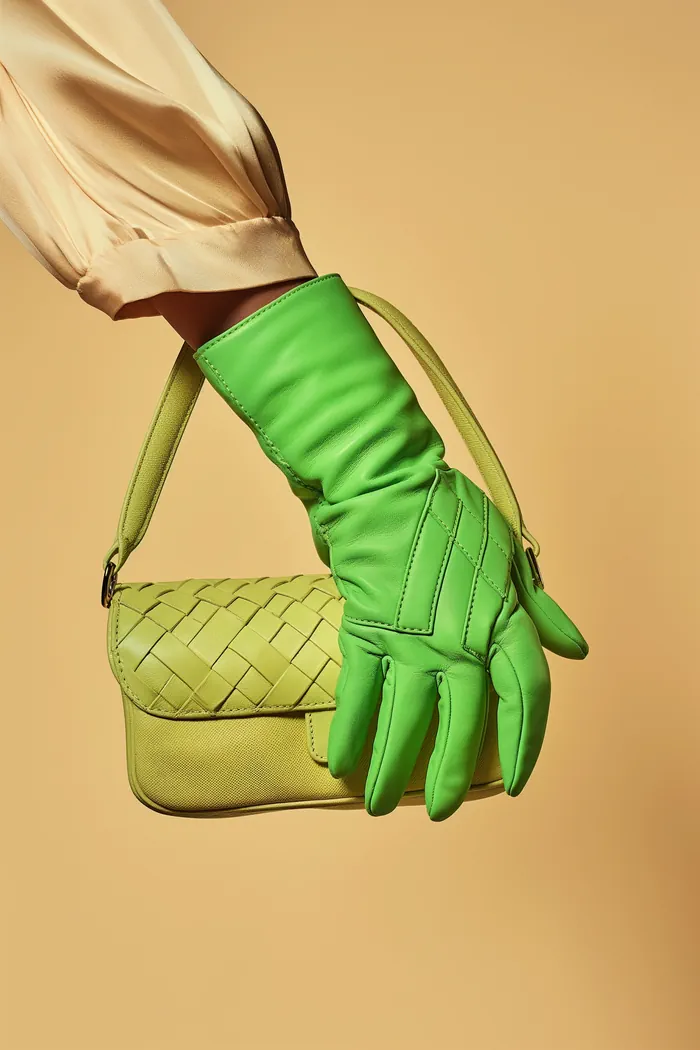 Gloves holding a bag 03
