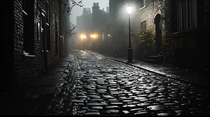 London street at night