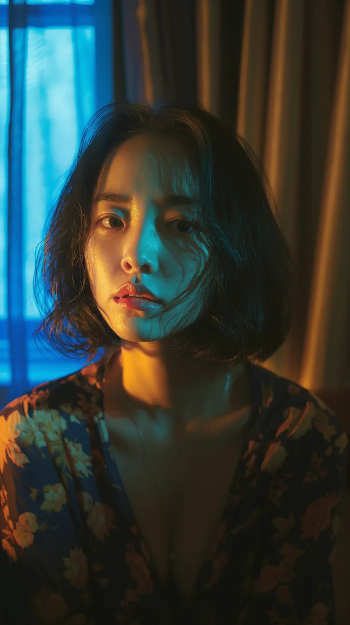 Portrait of a young asian woman
