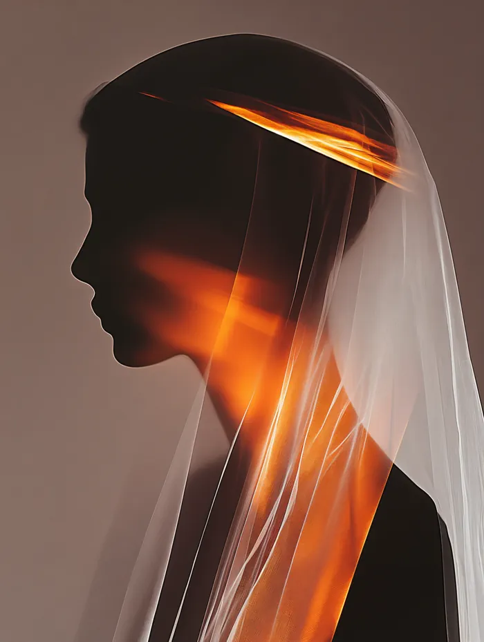 Digital art of a woman’s head