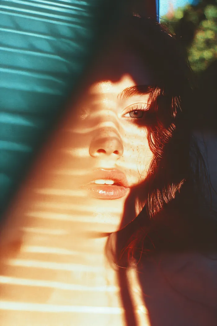 Portrait of a woman’s face