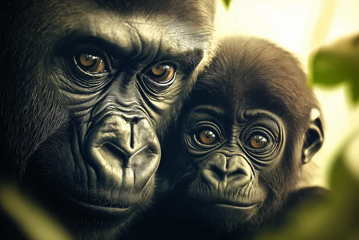 Two gorillas