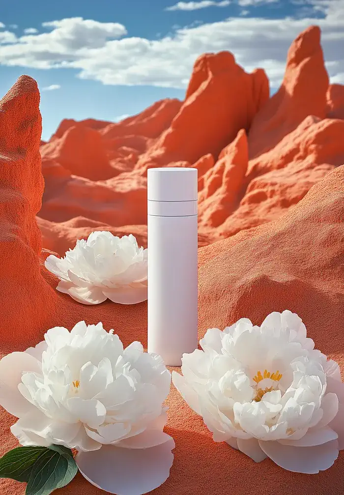 Mockup face cream tube