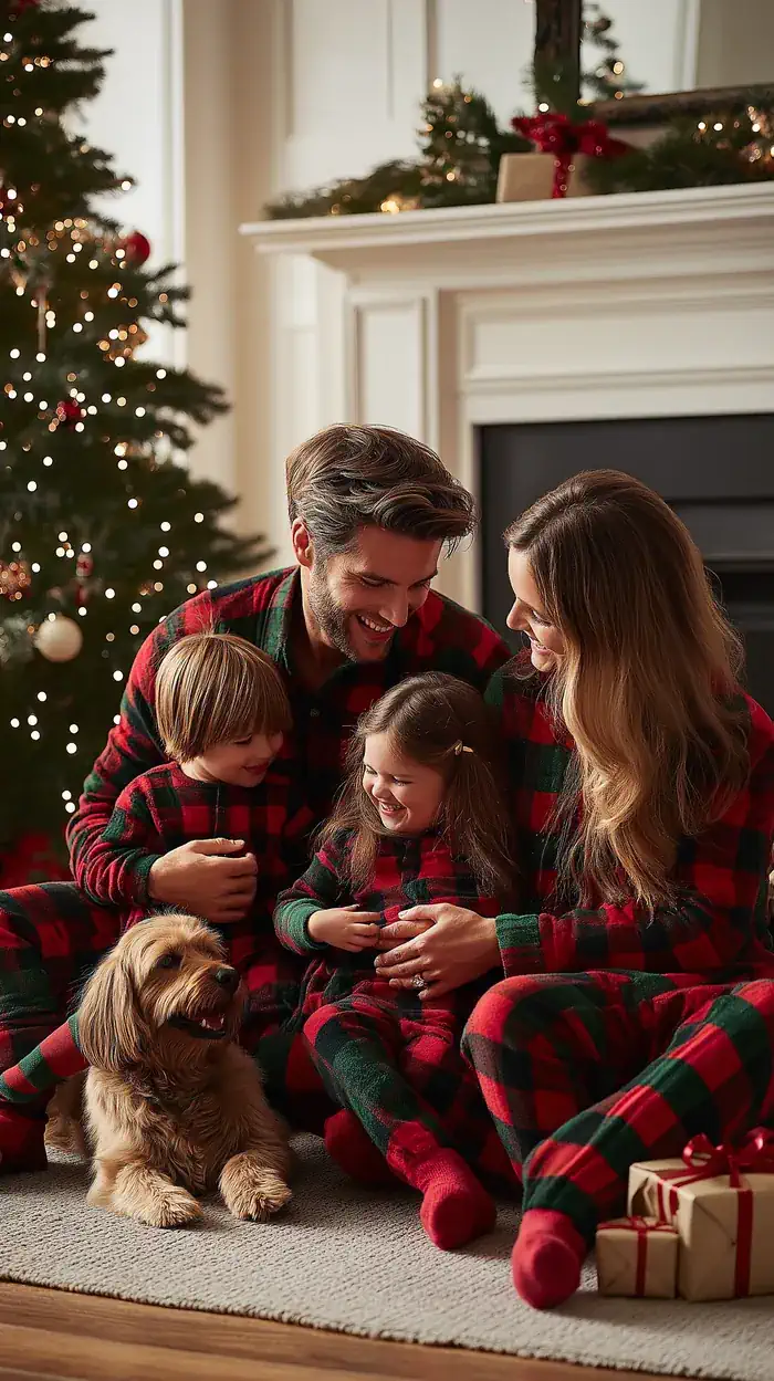 A family of four for Christmas