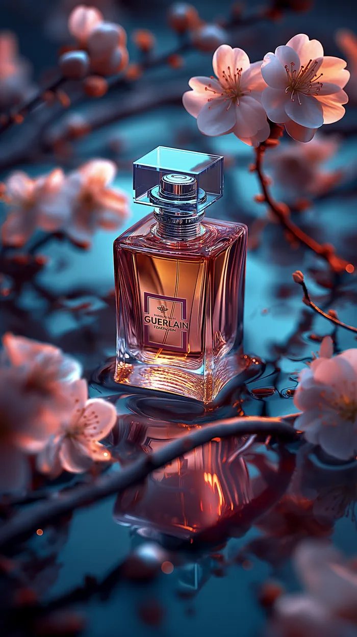 Cherry blossoms and perfume