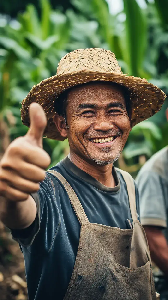Middle-aged farmer