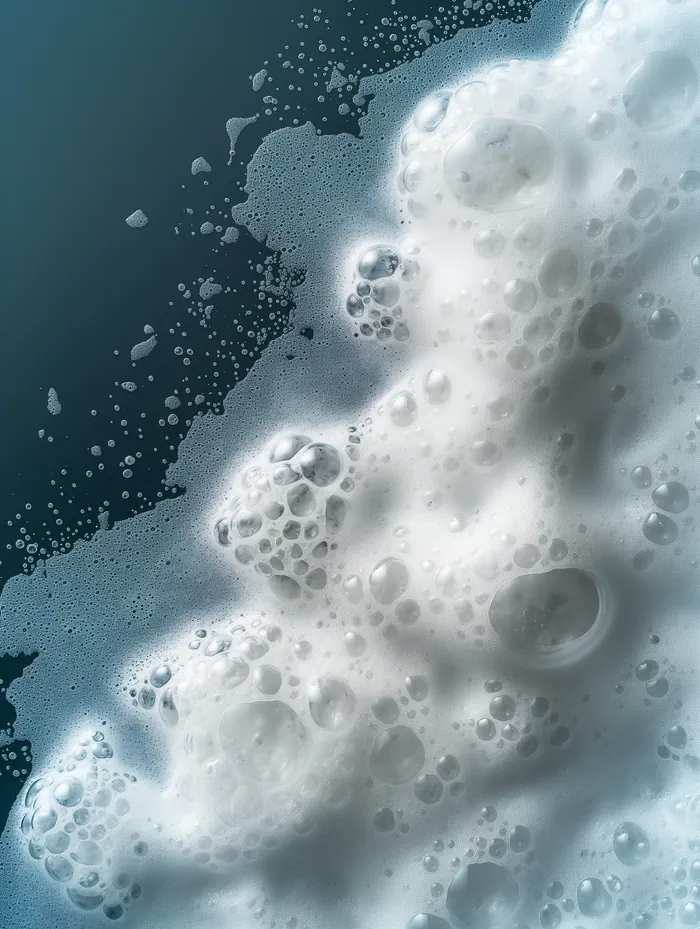 Soapy washing-up bubbles