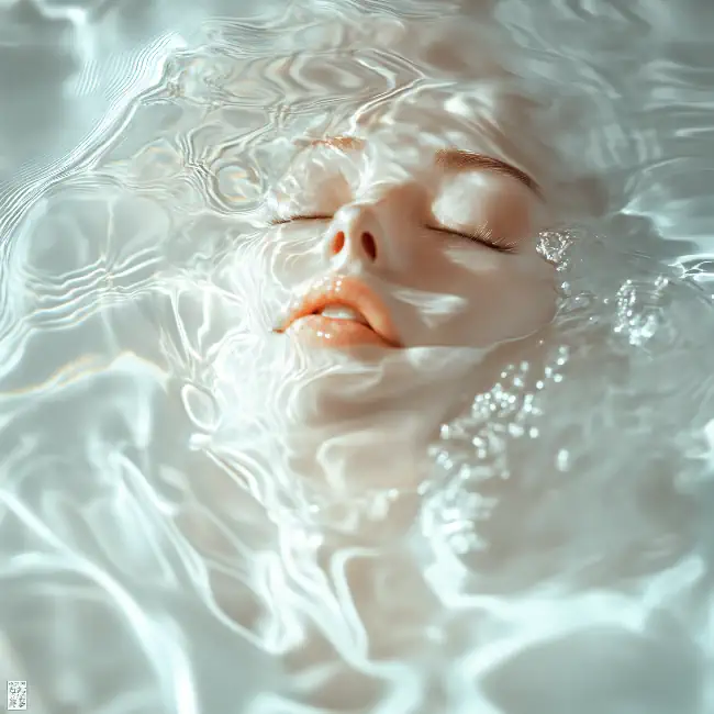 Portrait underwater