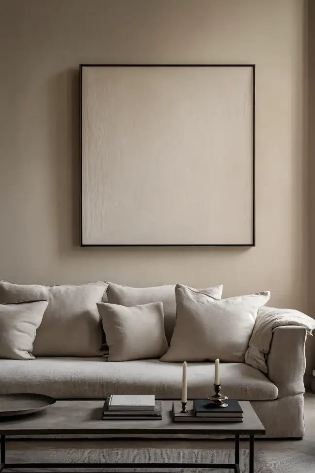 Modern Minimalist Living Space