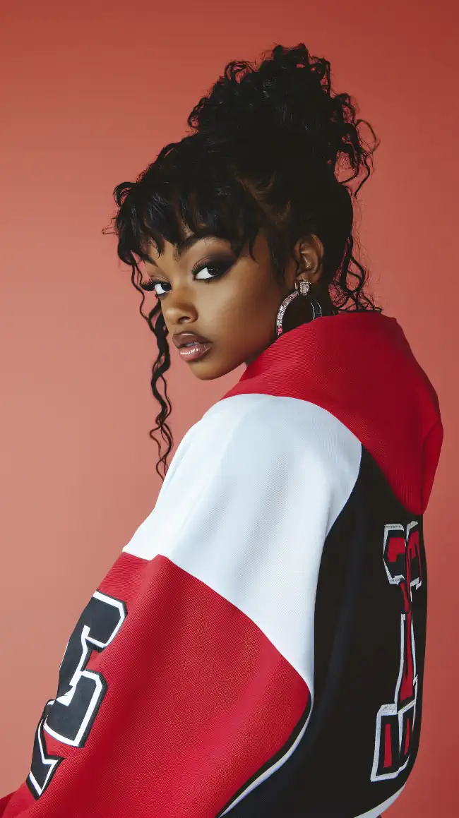 Black woman with modern streetwear style