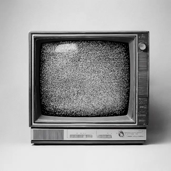 Old boxy television