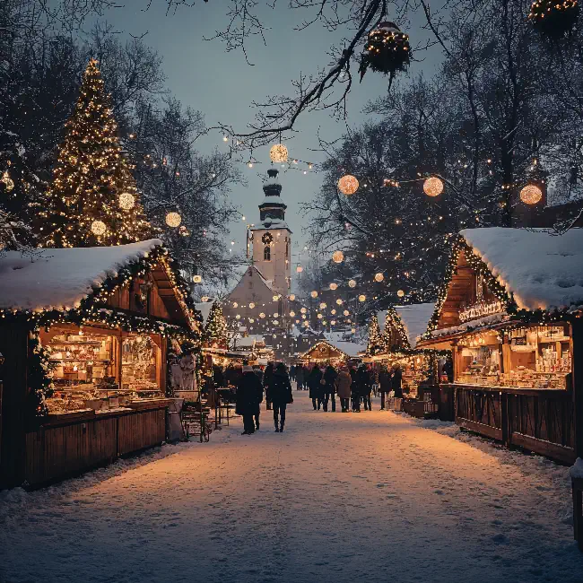 Charming Christmas market