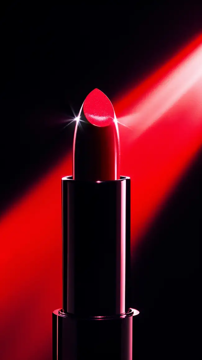 Red lipstick and ray of light 2
