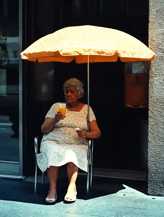 Italian old woman