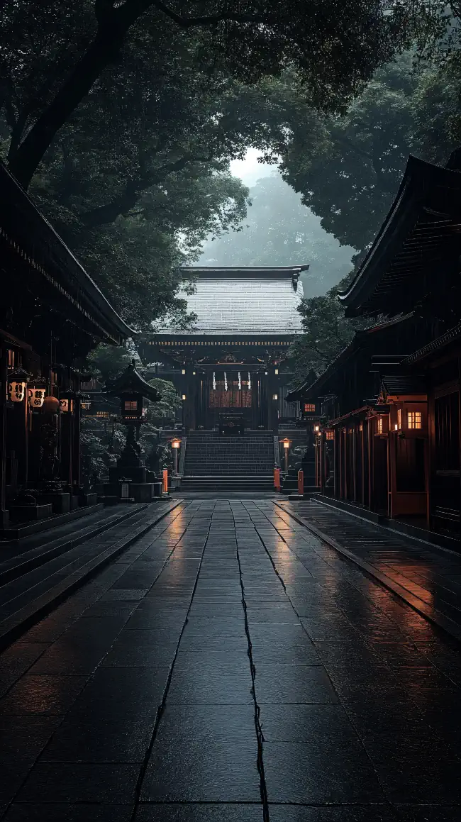 Traditional Japanese shrine