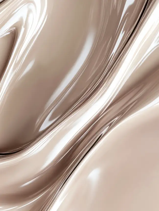 Glossy substance with swirling