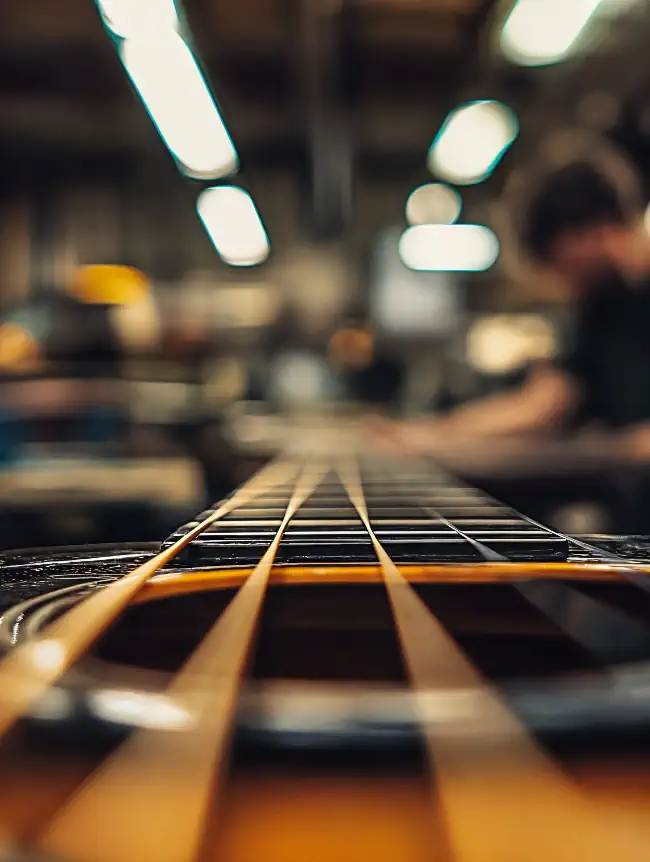 Acoustic guitar's strings