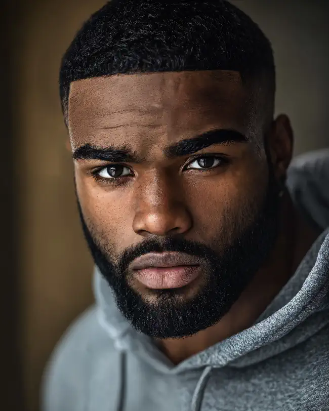 Portrait of a black man