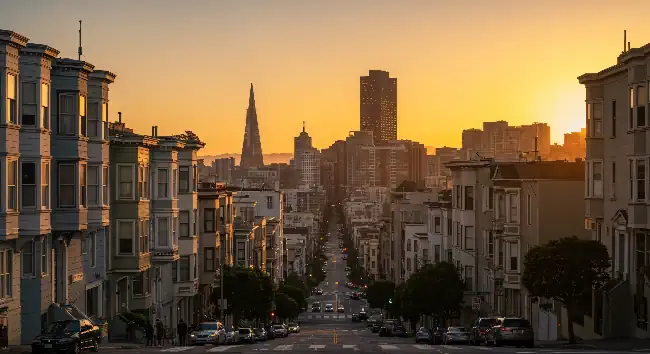 San Francisco at sunset