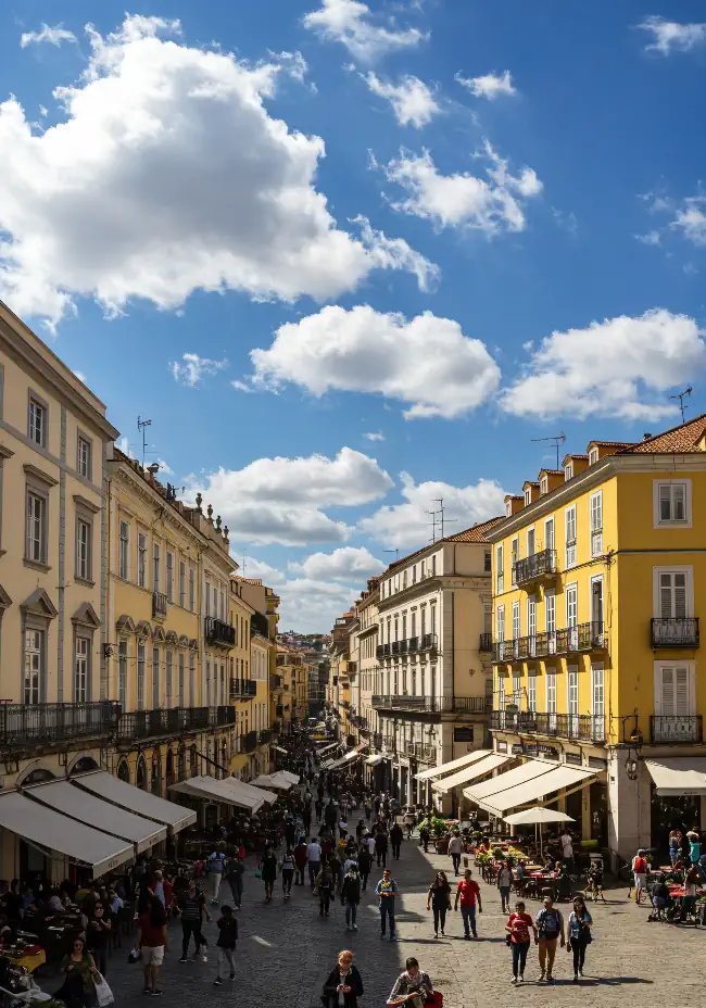 bustling pedestrian street 3