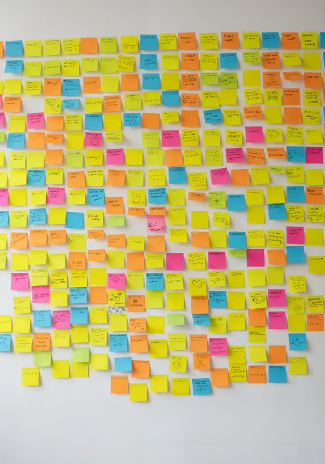 Post it on a wall