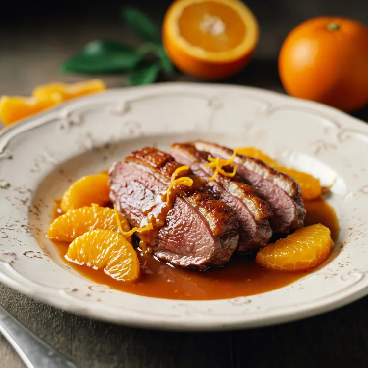 Duck with orange sauce 2