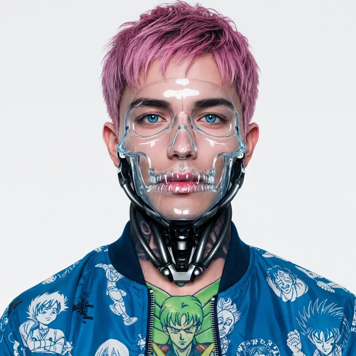 Cyberpunk man