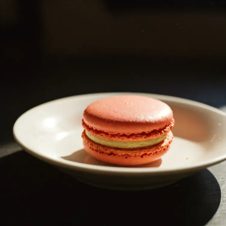 Pink macaron