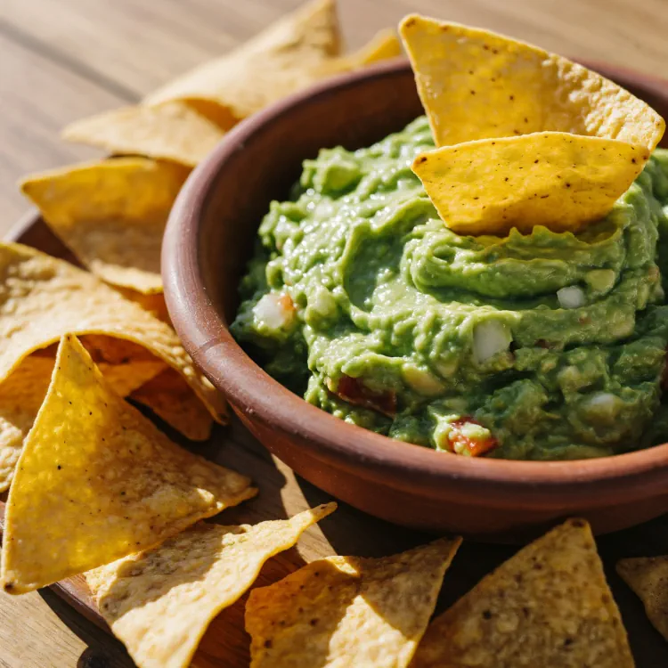 Bowl of guacamole