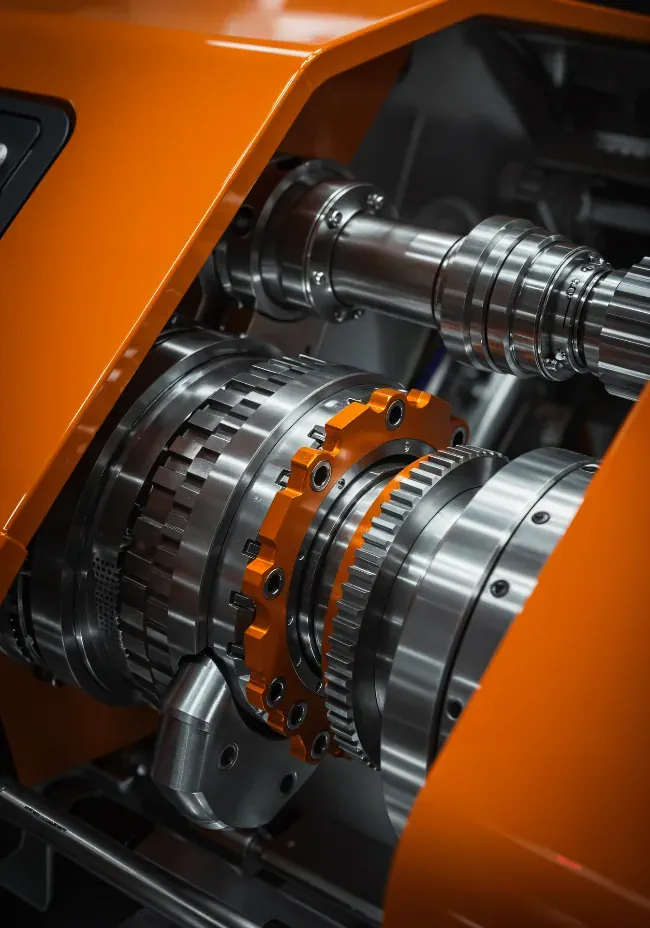 Intricate engine components