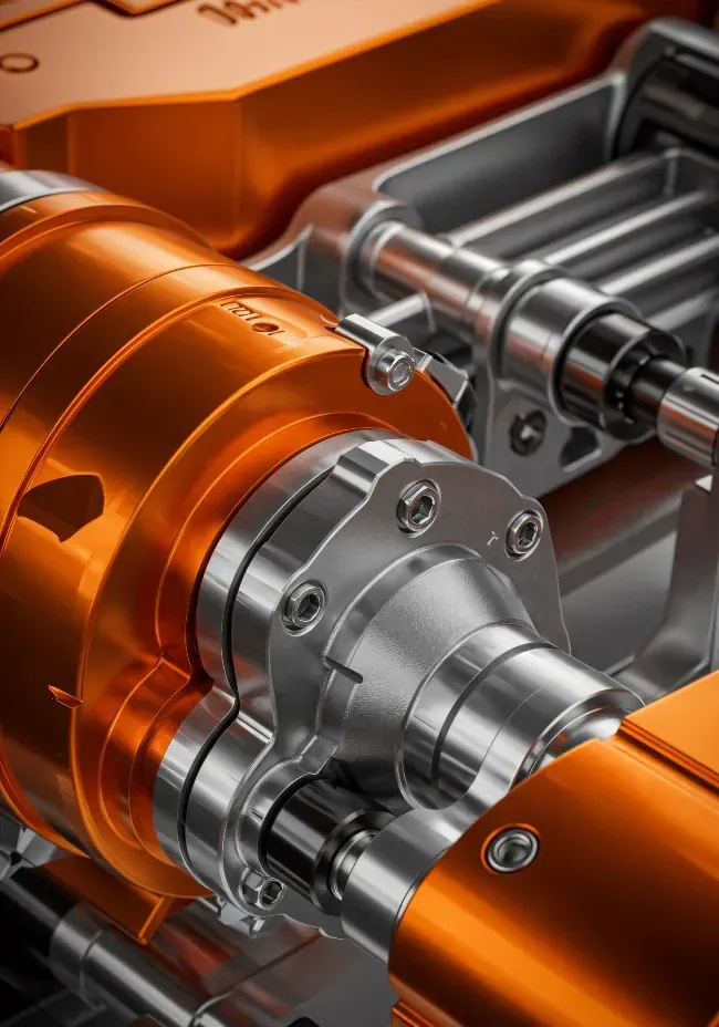 Intricate engine components
