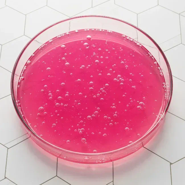 Clear glass petri
