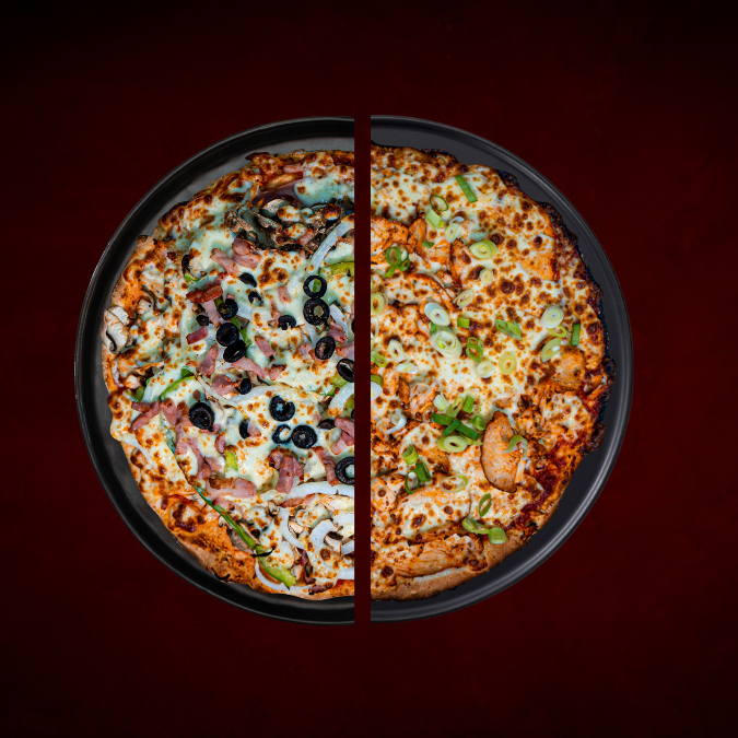 Large Half/Half Pizza Deal