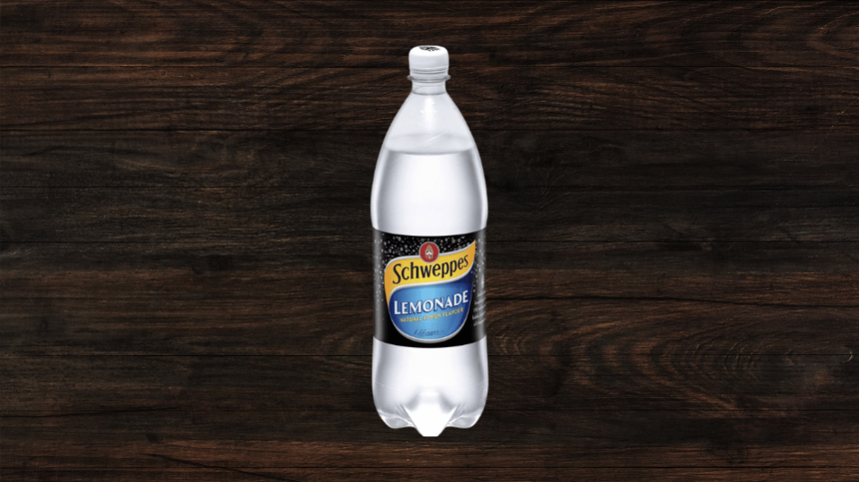 A 1.25L bottle of lemonade