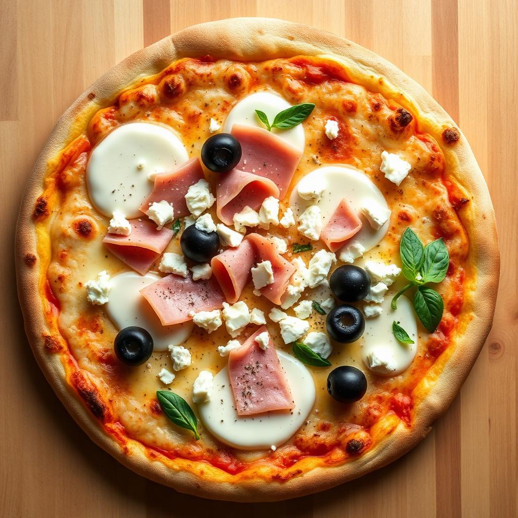 Pizza s kozím sýrem